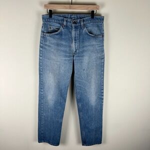 Vintage 80s Levi's 505 Orange Tab Regular Fit Jeans 32x29 Waist 32" Inseam 28.5"